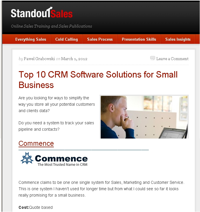 Best crm software for small businesses