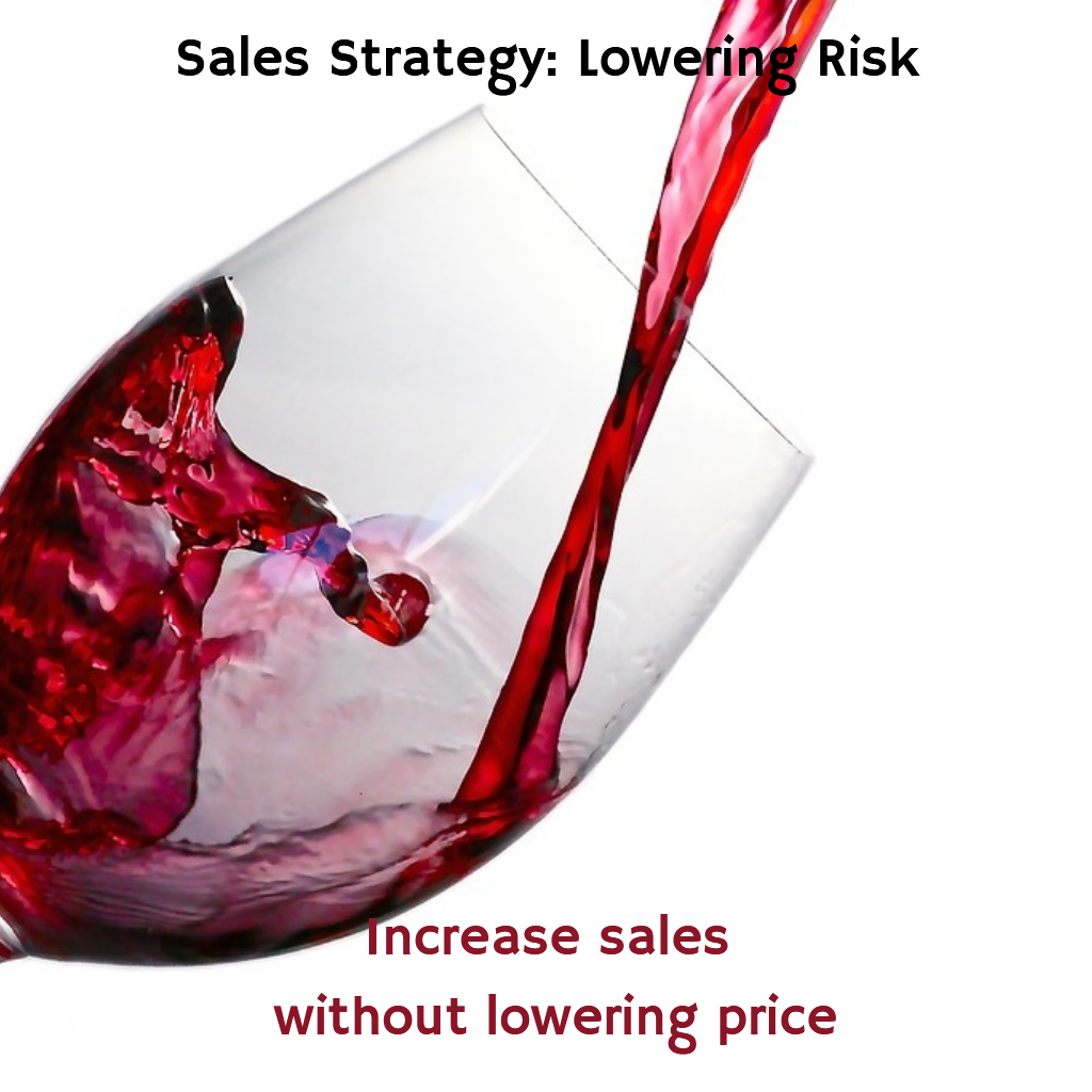 Sales Strategy: Lowering Risk. Increase sales without lowering price