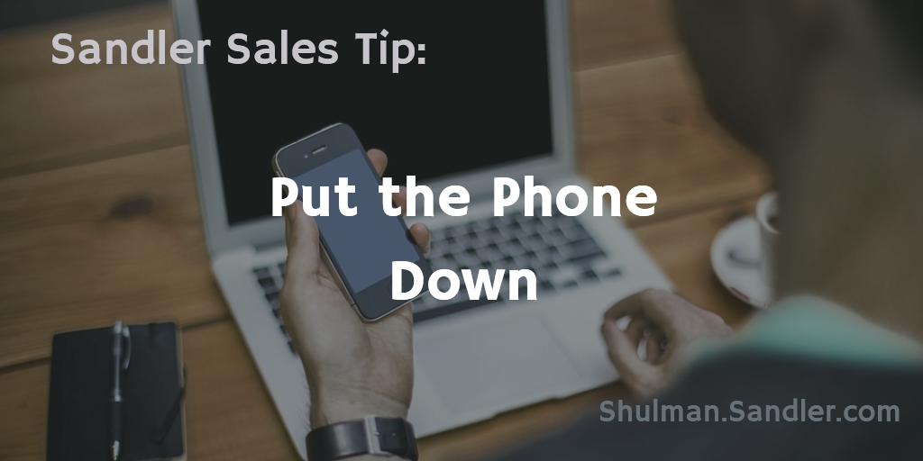 Being on the phone all day or most of the day is robbing you of productive work time.